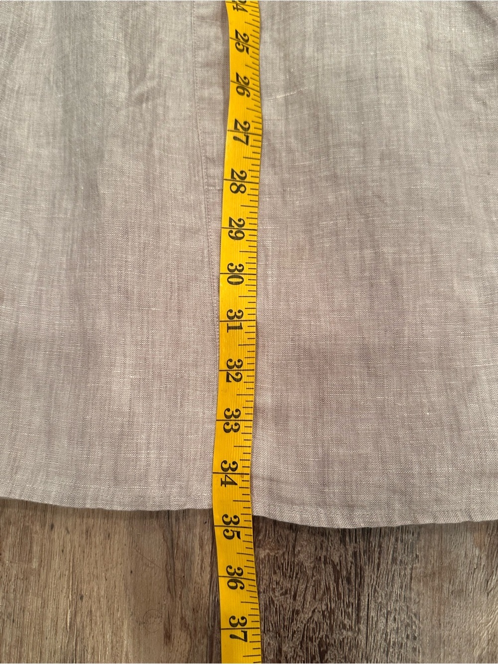 100% Linen Shirt Dress Long Sleeve MIDI Breathable Flowy Pockets Staple Sz S - Picture 6 of 14